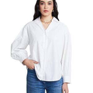 Symbol Premium Women's Oversized Smart Casual Cotton Shirt